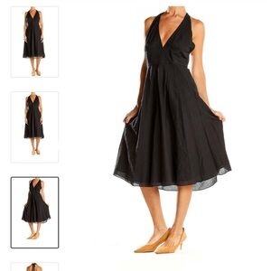 J.Crew
Black Classic Fit & Flare Cotton Halter Dress